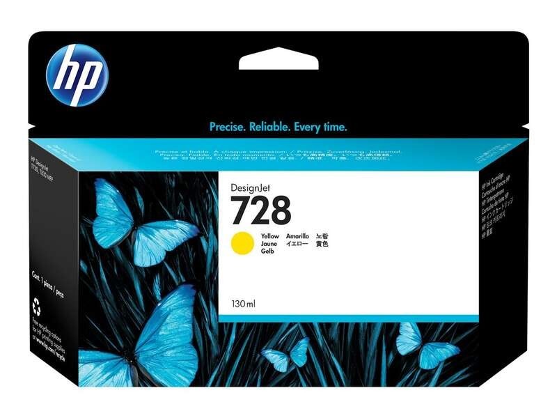 TINTA HP F9J65A 728 YELLOW